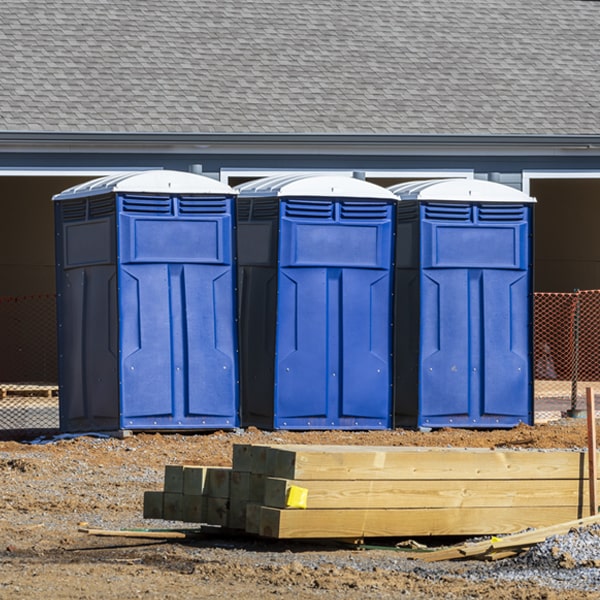 is there a specific order in which to place multiple porta potties in Gopher Flats